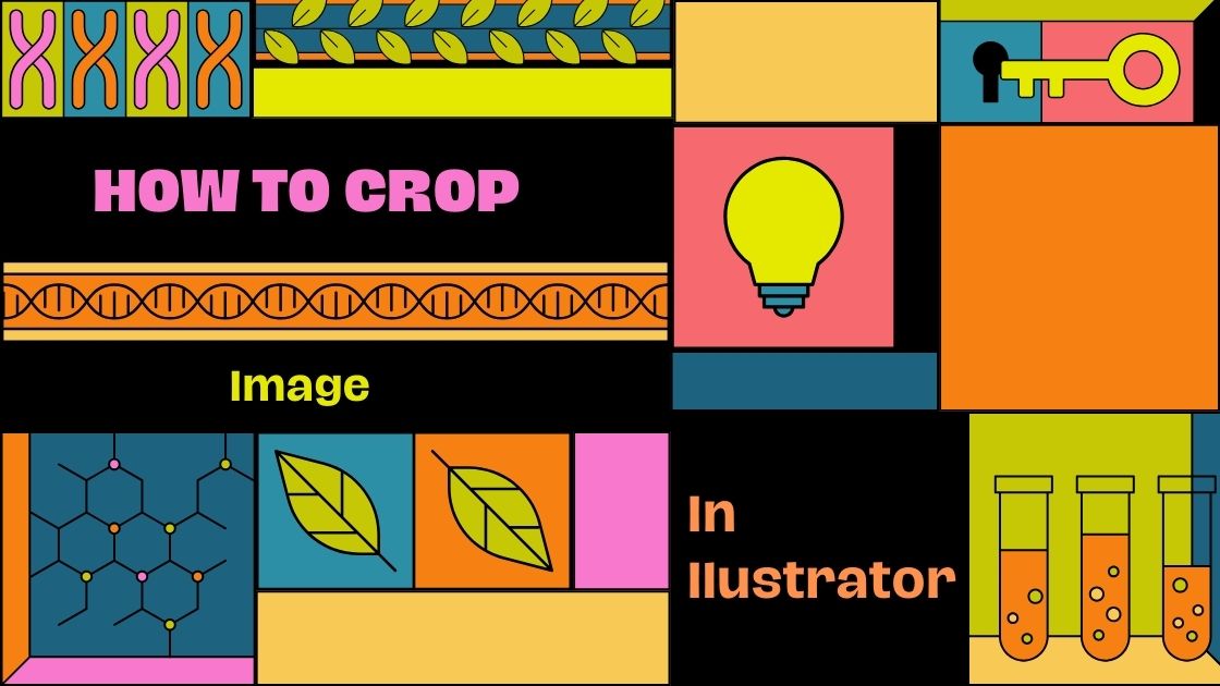 How to crop image in illustrator