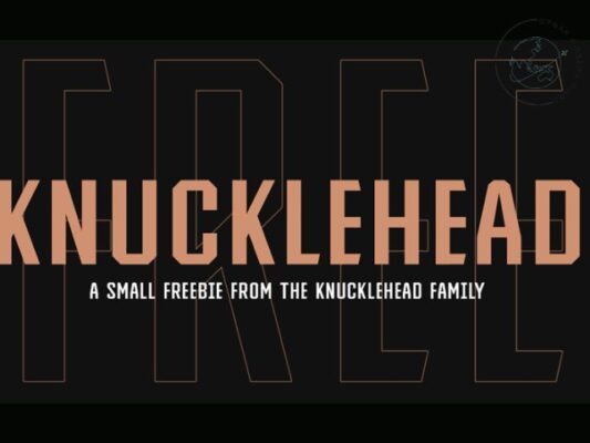 Knucklehead Font