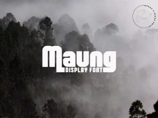 Maung Display Font