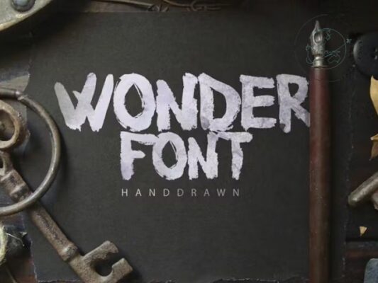 Wonderfont Brush Typeface